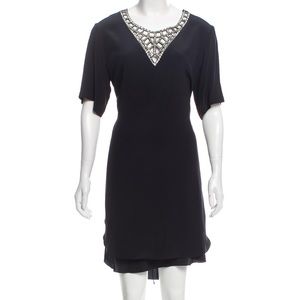 Barbara Bui
Bead-Accented Silk black Dress
Size: M | US8, FR40